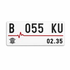 Plat Motor Akrilik